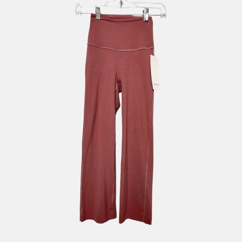 Lululemon Groove Super High Rise Crop 23" In Brier Rose